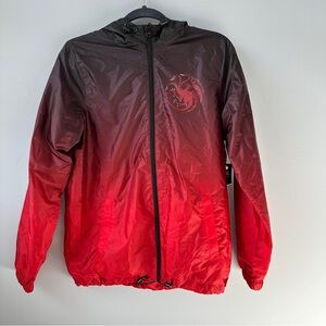 Game of Thrones Red Ombre Targaryen Windbreaker NWT